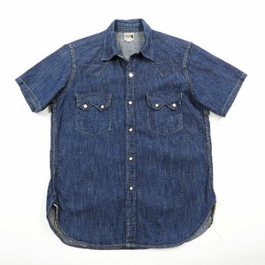 リアルマッコイズ ジョーマッコイ 107 デニム ウエスタンシャツ size 16 #18563 THE REAL McCOYS 旧マッコイ JOE McCOY アメカジ