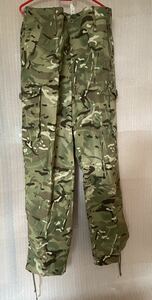 (値上げ予定)送料込み 新品 イギリス軍 マルチ迷彩 防風コンバットパンツ 腰囲96 UK TROUSERS COMBAT ,WINDPROOF MTP 82/96/112