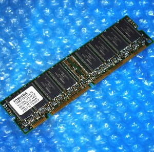 東芝純正 日本製チップ 台湾製造 PC133 SDRAM 容量不明 動作不明 コレクションに 128MBか？