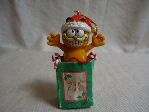 ＵＳ　1981年製　ガーフィールド　7.5センチ　ヴィンテージ　クリスマス　オーナメント　ドール　飾り物　ネコ　猫