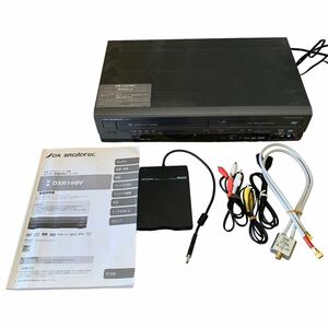 【7082】1円〜 DX BROADTEC / DXアンテナ ビデオ一体型DVDレコーダー DXR160V 説明書付 中古 現状品 通電確認済/動作未確認 ※説明欄必読