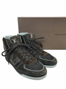 (D) LOUIS VUITTON ルイヴィトン Nubuck Suede Tribe Sneaker 6.5 ブラウン ヌバック スエード スニーカー