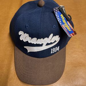 Wrangler ラングラー 帽子 キャップ CAP 未使用 ベースボールキャップ ネイビー ブラウン デニム ジーンズ