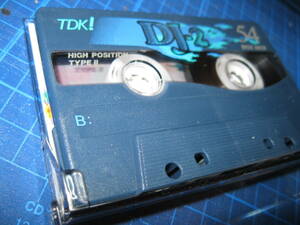 使用済み 中古　 カセットテープ TDK　DJ-2　 Type2　ハイポジ　54分 1本 爪なし　No.90476