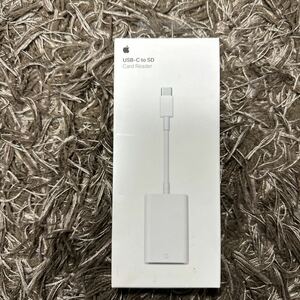 新品未開封　アップル Apple　純正SDカードリーダー　MUFG2ZA/A [USB-C SDカードリーダー]