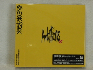 ＜新品未開封＞ 　ONE OK ROCK / Anbitions 　　帯付　　（初回限定盤　CD+DVD)　　　国内正規セル版