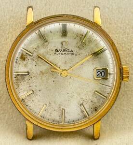 「オメガ　1円～」　「OMEGA」　デイト　ゴールド　腕時計　AT　稼働　メンズ　L90E21