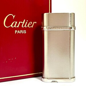 1円スタート Cartier カルティエ ライター ゴドロン シルバー 喫煙具 喫煙グッズ