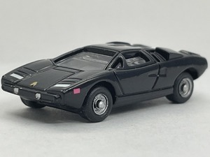 ■★サントリーボス　サーキットの狼　ミニカー　Lamborghini Countach LP400（ランボルギーニ・カウンタック/ハマの黒ヒョウの愛車）