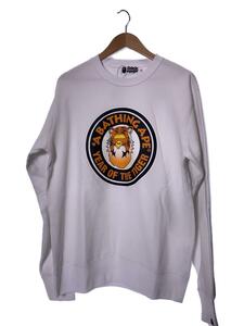 A BATHING APE◆YEAR OF THE TIGER/スウェット/XL/コットン/WHT/001SWI201001F