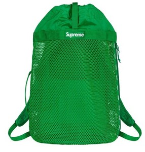 送料無料【緑】Mesh Backpack supreme 国内正規 新品未開封 23ss シュプリーム グリーン Green メッシュ バックパック リュックサック