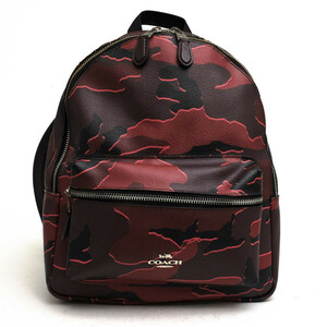 COACH コーチ リュック F31452 Medium Charlie Backpack With Wild Camo Print ミディアム チャーリー バックパック ワイルドカモプリント