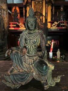 明代仏像 古銅製 仏教美術 中国　収蔵品