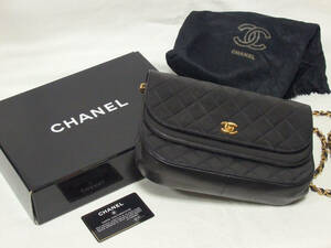 G51520☆CHANEL シャネル マトラッセ ラムスキン ダブルフラップ ※箱・保存袋・ギャラ・シールあり