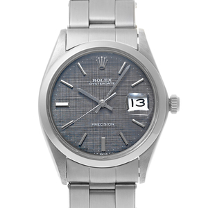 ROLEX オイスターデイト Ref.6694 モザイクダイヤル グレー アンティーク品 メンズ 腕時計