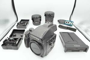 【美品 & 動作確認済】CONTAX コンタックス 645 レンズ2本 & 付属多数