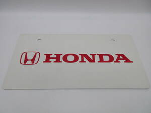 ホンダ 旧HONDAロゴ ディーラー 新車展示用 非売品 ナンバープレート マスコットプレート シビック アコード レジェンド インテグラ NSX