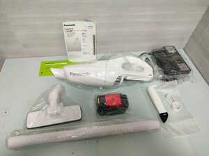 A017/ 【未使用品】Panasonic パナソニック EZ37A3LJ1G-W 工事用充電クリーナー 掃除機 18V 充電器 + バッテリー + ツール + 取説