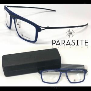 新品 送料無料 PARASITE パラサイト メガネフレーム DATE 1 C72M ブルー/ブラックマット
