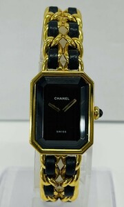 C230-SB4-634 CHANEL シャネル プルミエール G 20 M E.R.39275 レディース クォーツ 腕時計 箱付き