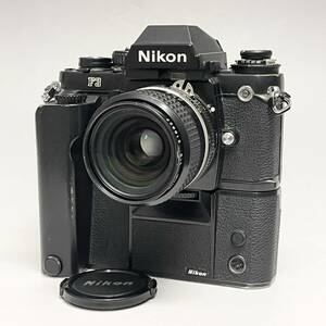 545 Nikon ニコン F3 ボディNIKKOR 35mm 1:2 レンズ MD-4 モータードライブ フィルムカメラ 一眼レフ マニュアル カメラ本体