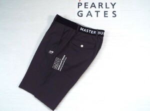 ★美品★マスターバニー by PEARLY GATES / サイズ５ / w82-86㎝ / ロゴ入りリブ ストレッチ ハーフパンツ