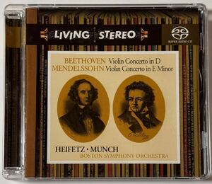 （SACDハイブリッド）ハイフェッツ　ベートーヴェン＆メンデルスゾーン：ヴァイオリン協奏曲