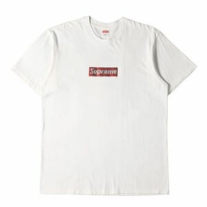 Supreme Swarovski Box Logo S/S Tee シュプリーム スワロフスキー ボックスロゴ ショートスリーブ Tシャツ size L 新品