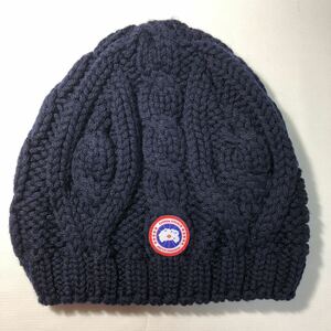 新品 カナダグース ニット帽 チャンキー CHUNKY CABLE KNIT BEANIE 6194L ネイビー ビーニー ニットキャップ ワッチキャップ CANADA GOOSE