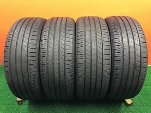 5w-184) 195/55R16 DUNLOP Le Mans V(遮音スポンジ付き) 7.5-8分山 4本