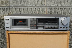 早4　昭和の名機　ONKYO　レコード用コンポーネントステレオ　カセットデッキ　Cassete Tape　Deck　TA-3X