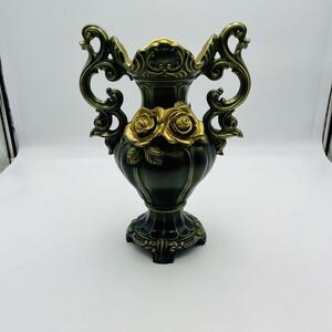 【美品】イタリア 陶磁器 花瓶 アンティーク レトロ 陶器