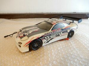 動作未確認 RC マツダ RX-7 ラジコンカー ボディ シャーシ RF-3 hpi racing現状渡し