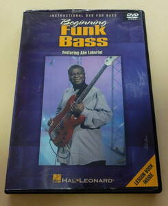 Beginning Funk Bass DVD 　エイブラハム・ラボリエル 初級者からのファンク・ベース Abe labored