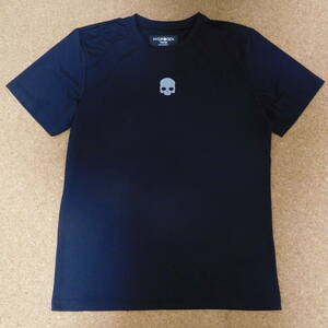 新品 HYDROGEN ハイドロゲン TECH TEE テニスウェア 半袖シャツ Tシャツ BLACK ブラック M 定価16,390円