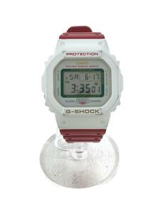 CASIO◆クォーツ腕時計_G-SHOCK/デジタル/WHT/WHT