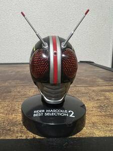 ライダーマスクコレクションベストセレクション2　仮面ライダーブラック　通常台座