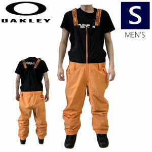 ● OAKLEY TC GUNN RC BIB 3. PNT SOFT ORANGE Sサイズ メンズ スノーボード スキー パンツ PANT ビブパンツ 23-24 日本正規品
