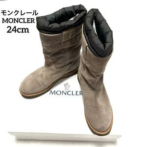 MONCLER モンクレール ショートブーツ ベージュ 38(24cm相当)