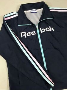 リーボック Reebok レディース トレーニングウェアー スポーツウェアー 上着 Mサイズ ネイビー 紺色