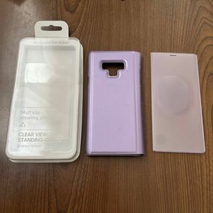 512p1110☆ au+1collection Galaxy Note9 スマホケース バイオレット