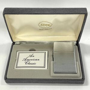 【3M4】 1円スタート ZIPPO 1932 REPLICA AMERICAN CLASSIC ジッポー レプリカ アメリカン クラシック オイルライター 火花確認済み 箱付き