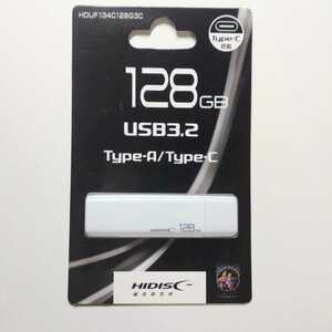 磁気研究所 HIDISC USB3.2 128GB USBメモリ Type-A Type-C