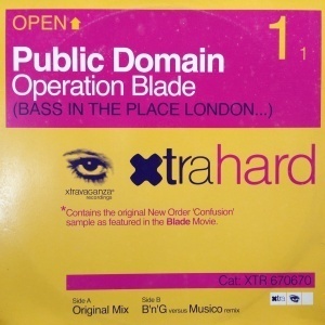 12inchレコード PUBLIC DOMAIN / OPERATION BLADE (BASS IN THE PLACE LONDON...)