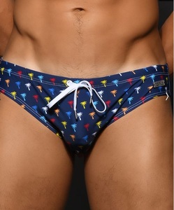 即決新品 7969-Paims S-アンドリュー クリスチャン Andrew Christian Palms Bikini スイムビキニブリーフ 現品表記サイズ S