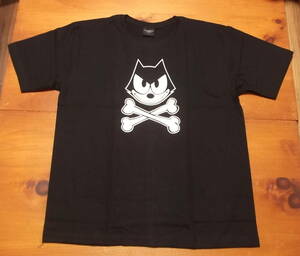 新品 【Felix the Cat】 フィリックス・ザ・キャット 両面 プリント Tシャツ XL //アメリカ アニメ 黒猫