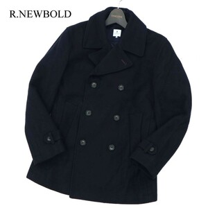 R.NEWBOLD ポールスミス 秋冬 メルトン ウール★ Pコート Sz.S　メンズ　A2T14094_C#N