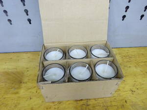 ペガサスキャンドル キャンドル ロウソク ガラス陶器 6個セット 未使用品 新品 A-②