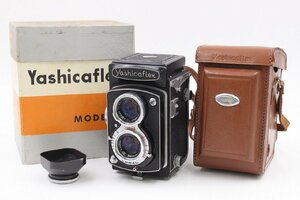 【行董】AA180BOM94 YASHICA ☆美品☆ Yashicaflex ヤシカフレックス 二眼レフカメラ 中判カメラ フィルムカメラ 昭和レトロ 箱 ケース付き