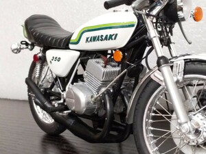 1/12 カスタムパーツ [カスタムチャンバー①old school] カワサキ　KH250 KH400　ハセガワ 長谷川 マッハⅢ